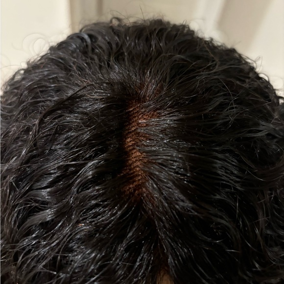 Human hair wet and wavy wig - Picture 5 of 8